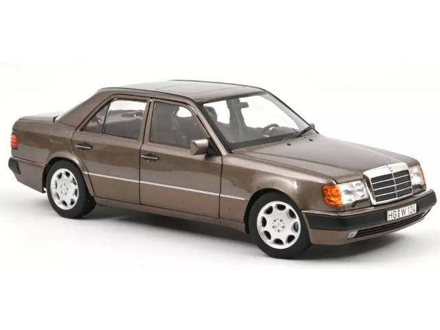 Mercedes 500E (w124) 1990, ruskea