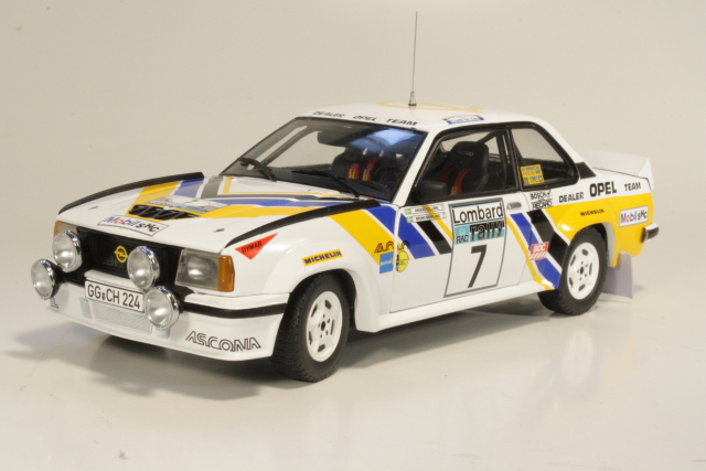 Opel Ascona B 400, RAC 1980, A.Kullang/B.Berglund, no.7 - Sulje napsauttamalla kuva