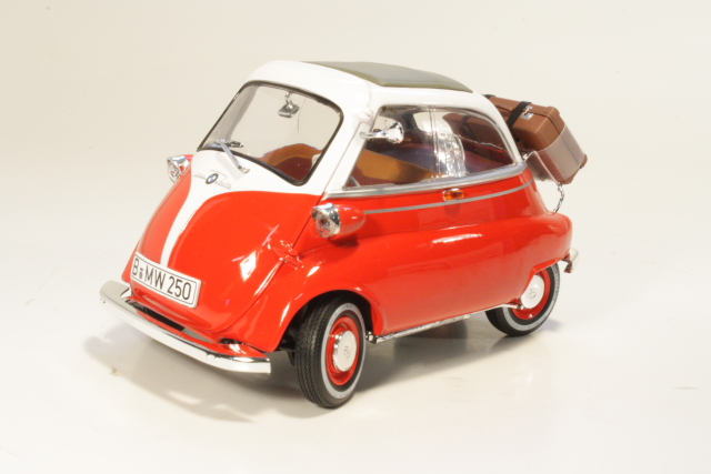 BMW Isetta 250 1955, valkoinen/punainen