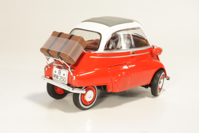 BMW Isetta 250 1955, valkoinen/punainen