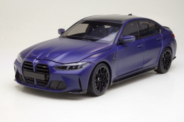 BMW M3 (G80) 2024, mattasininen