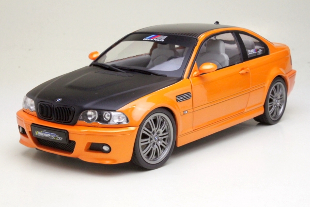 BMW M3 (e46) Coupe 2000, oranssi/musta