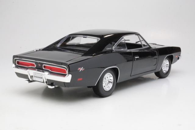Dodge Charger R/T Coupe 1969, musta - Sulje napsauttamalla kuva