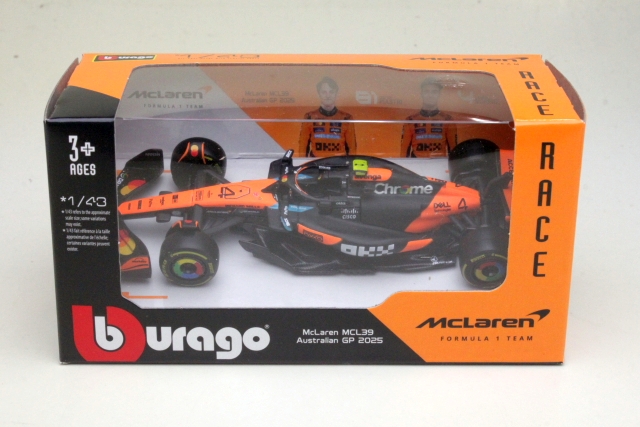 McLaren MCL39, World Champion 2025, L.Norris, no.4 - Sulje napsauttamalla kuva