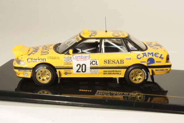 Subaru Legacy RS, RAC 1992, P.Eklund, no.20 - Sulje napsauttamalla kuva