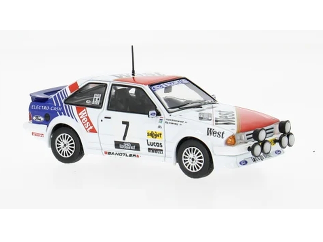 Ford Escort Mk3 RS Turbo, Haspengouw 1985, S.Andervang, no.7