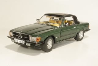 Mercedes 350SL Convertible Closed 1977, vihreä