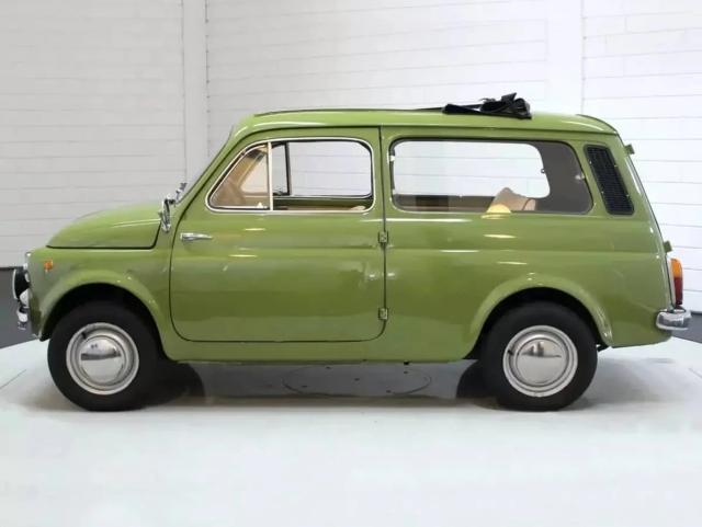 Fiat 500 Giardiniera 1964, vihreä