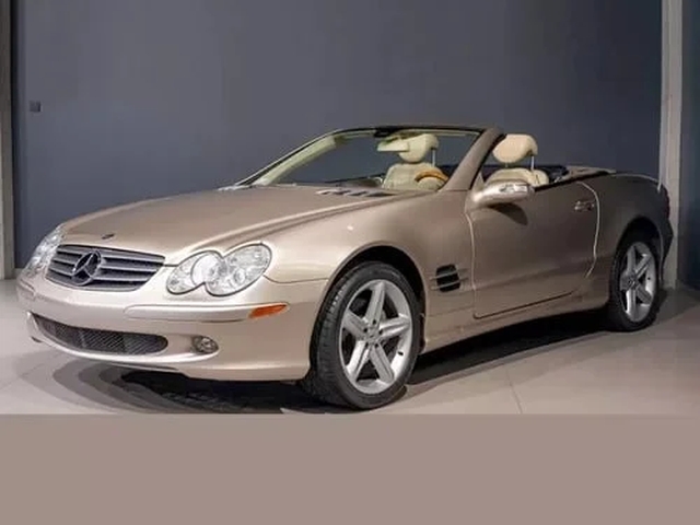 Mercedes SL500 2003, beige