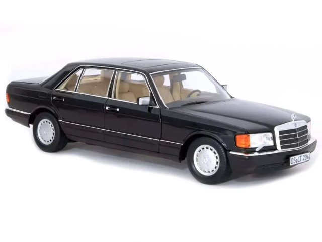 Mercedes 560 SEL 1991, musta