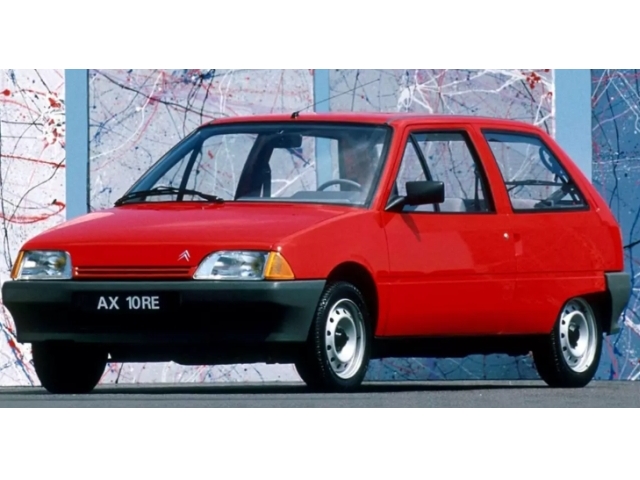 Citroen AX10 1986, punainen