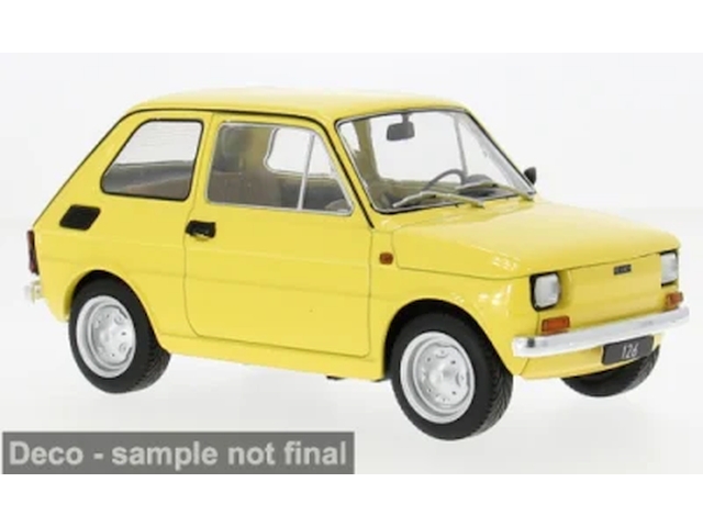 Fiat 126 1972, keltainen