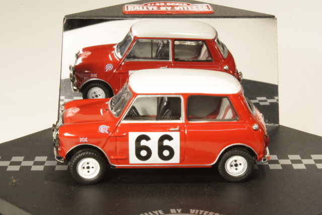 Mini Cooper, 6th. Monte Carlo 1963, P.Hopkirk, no.66