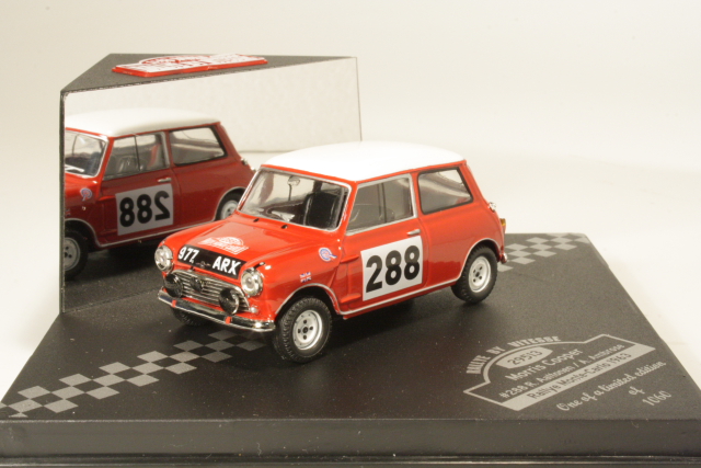 Mini Cooper, 3rd. Monte Carlo 1963, R.Aaltonen, no.288