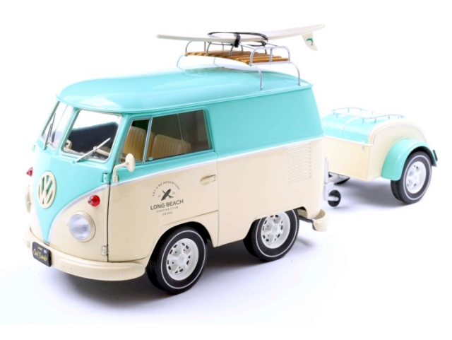 VW T1 Cool Combi 2024, turkoosi/valkoinen