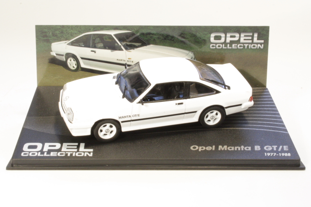 Opel Manta B GT/E 1977, valkoinen