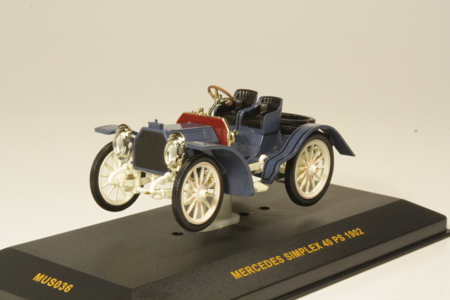 Mercedes Simplex 40PS 1902, sininen - Sulje napsauttamalla kuva