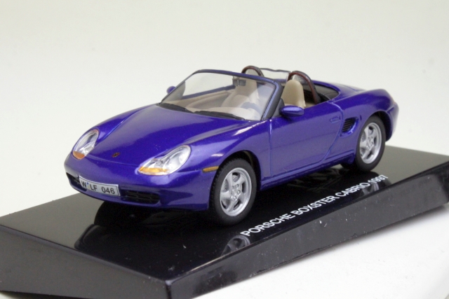 Porsche Boxster Cabriolet Spider 1997, sininen