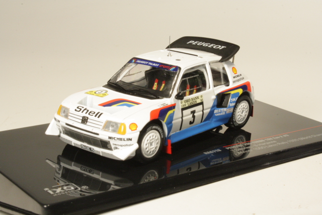 Peugeot 205 T16V Evo2, 1st. Finland 1985, T.Salonen, no.3