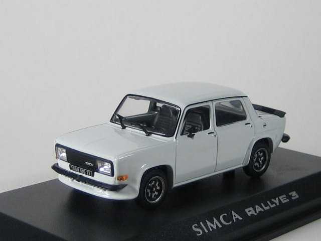 Simca 1000 Rallye III 1978, valkoinen