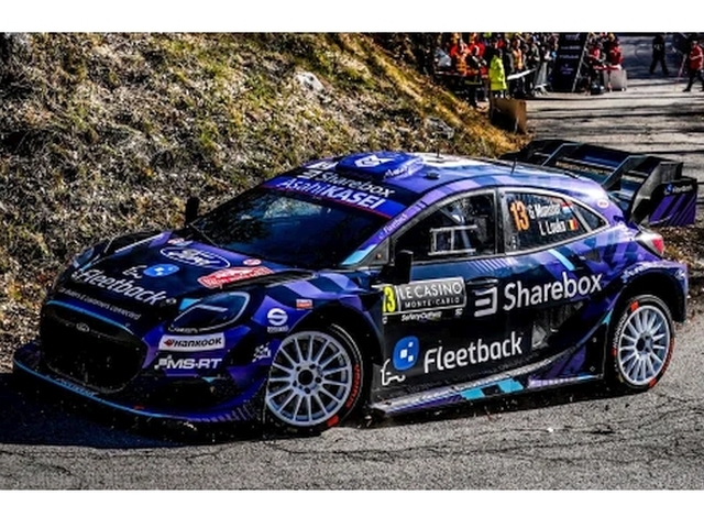 Ford Puma Rally1, Monte Carlo 2026, G.Munster, no.13