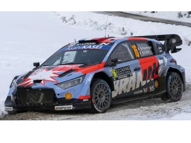 Hyundai i20N Rally1, Monte Carlo 2026, A.Fourmaux, no.16