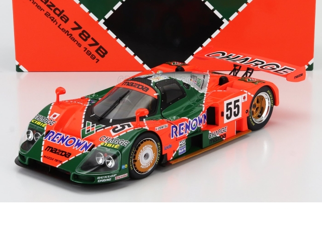 Mazda 787B, 24h LeMans 1991, B.Gachot/J.Herbert/V.Weidler, no.55