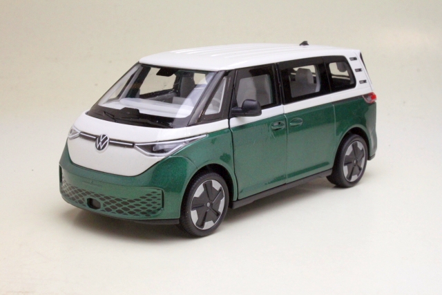 VW ID.Buzz 2023, vihreä/valkoinen