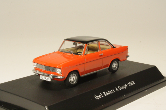 Opel Kadett A Coupe 1963, punainen/musta