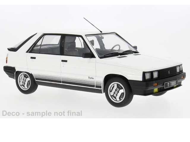 Renault 11 Turbo 1985, valkoinen