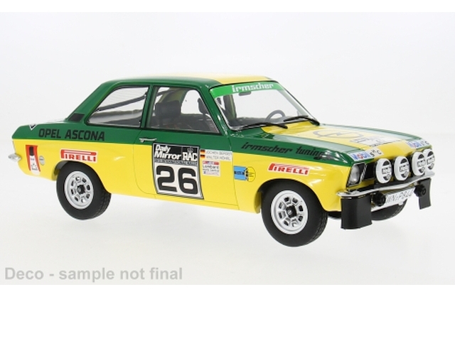 Opel Ascona A, RAC 1973, W.Röhrl, no.26