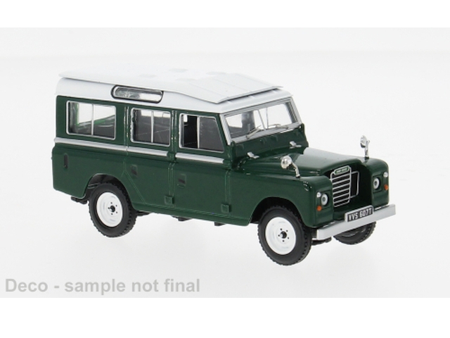 Land Rover Series III 109 1978, vihreä/valkoinen