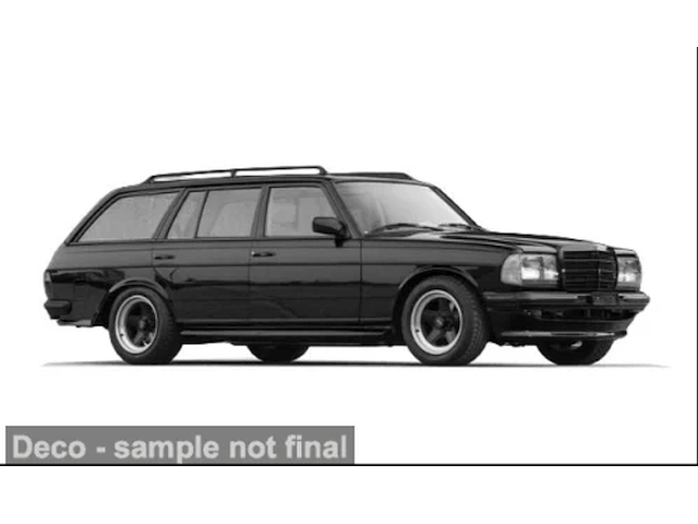 Mercedes 500TE V8 AMG (s123) 1979, musta