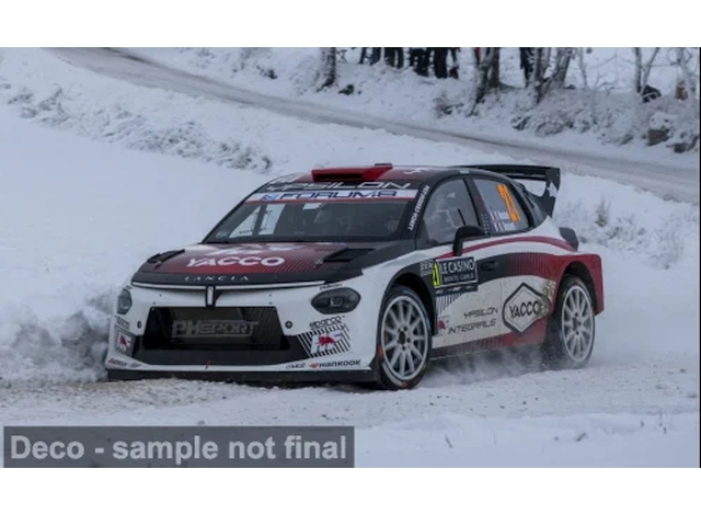 Lancia Ypsilon Rally2 HF Integrale, Monte Carlo 2026, Y.Rossel