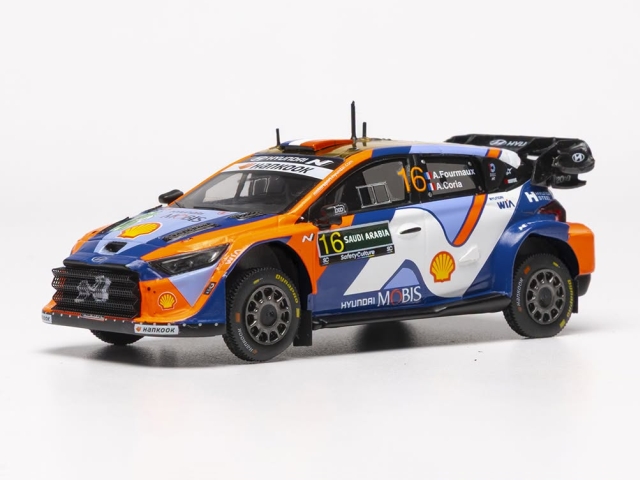 Hyundai i20N Rally1, Saudi Arabia 2025, A.Fourmaux, no.16