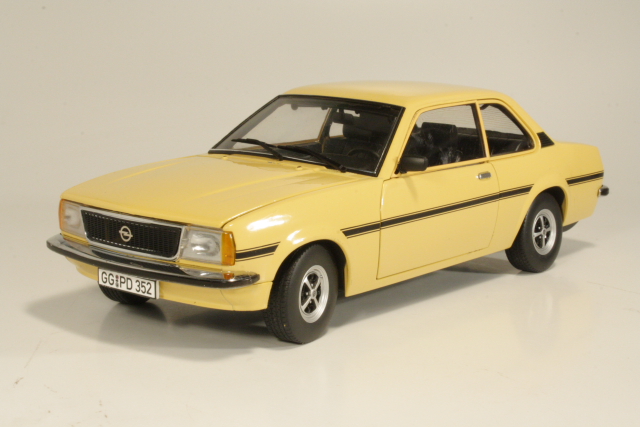 Opel Ascona B SR 1975, keltainen - Sulje napsauttamalla kuva