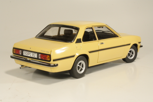 Opel Ascona B SR 1975, keltainen - Sulje napsauttamalla kuva