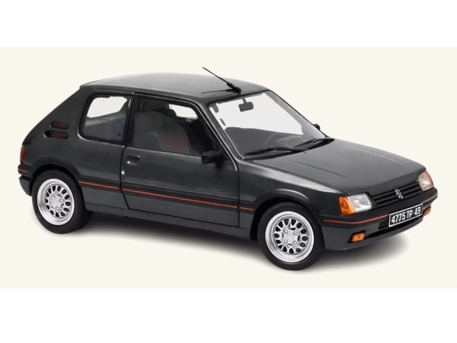 Peugeot 205 GTi 1.6 1989, tummanharmaa