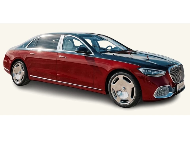 Mercedes-Maybach S 680 4MATIC 2021, sininen/punainen