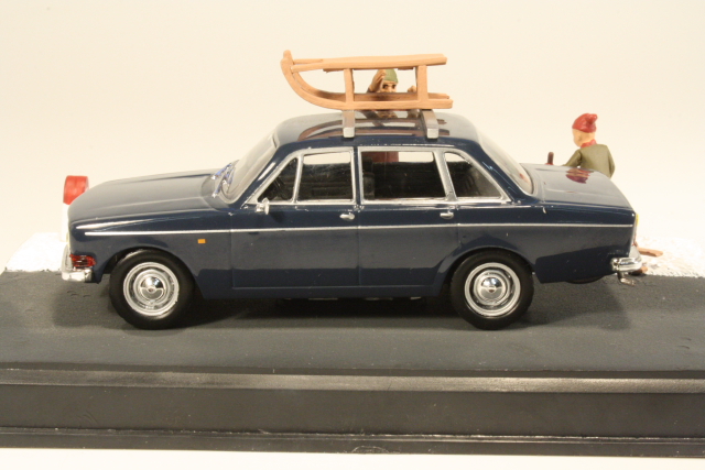 Volvo 144, tummansininen - Sulje napsauttamalla kuva
