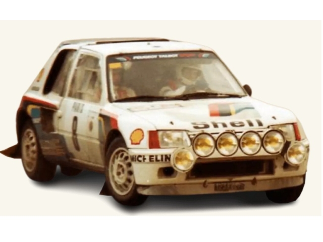 Peugeot 205 T16, Monte Carlo 1985, B.Saby, no.8