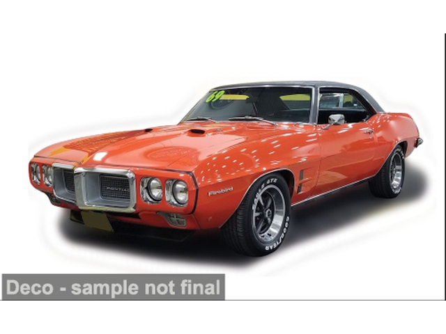 Pontiac Firebird 400 1969, punainen