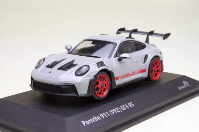 Porsche 911 (992) GT3 RS Coupe 2024, harmaa/punainen