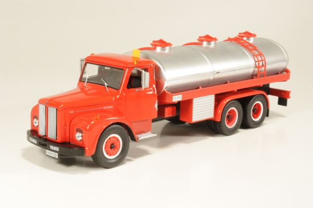 Scania Vabis LS85 1962, punainen/hopea