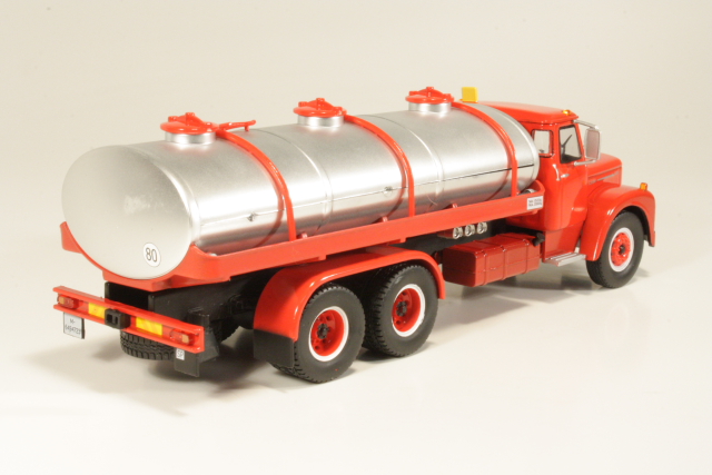 Scania Vabis LS85 1962, punainen/hopea