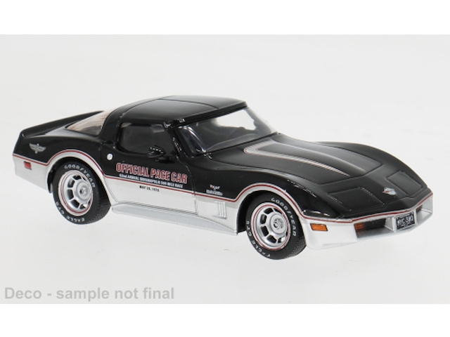 Chevrolet Corvette C3 Coupe 1980, black/silver