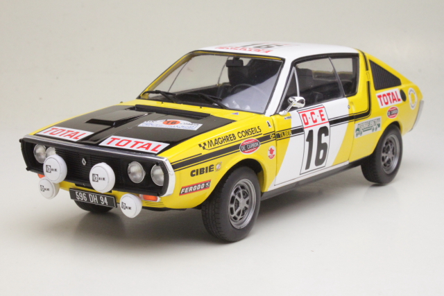 Renault R17 Gordini, Rally du Maroc 1976, J.Prive, no.16