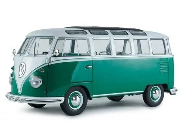 VW T1 Samba 1962, vihreä/valkoinen