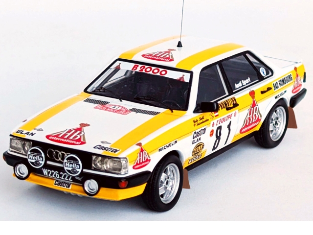Audi 80 Quattro, Monte Carlo 1986, R.Stohl, no.81