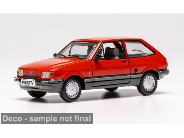 Ford Fiesta Mk2 1984, red